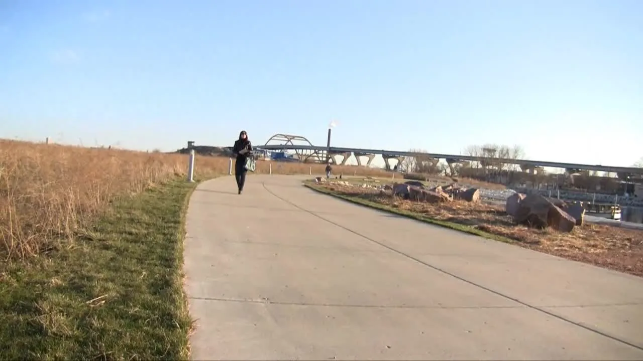 Asian brunette in ruins and city, solo outdoor and indoor scenes