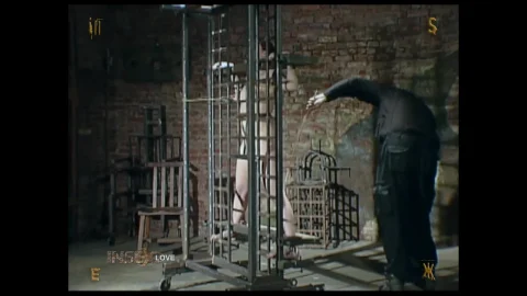 Teen bondage threesome with petite brunette girls