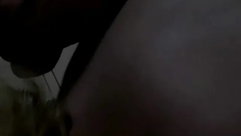 Blonde in white lace gets rough table fuck and gagging blowjob