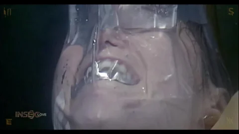 Blonde in dungeon gets bound and waterboarded