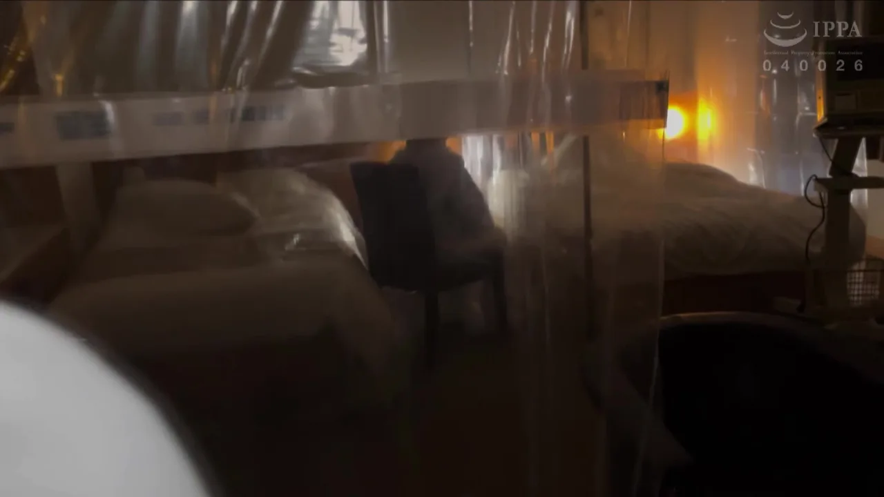 Asian girls with long black hair in bedroom and bathroom bondage
